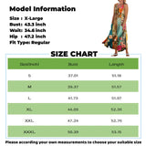 Women's Summer Dress Unique Casual Print Ankle-Length Dresses Round Neck Sleeveless Frocks For Ladies MartLion   