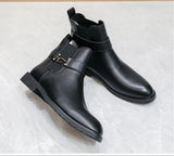Oxford Men Shoes Leather Party Chelsea Dress Shoes Men Formal Boots For Men Classic Brogue Social Shoe male MartLion