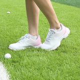 Waterproof Golf Shoes Women Outdoor Spikes Golf Sneakers Ladies Sport Golfing Athletic MartLion   