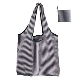 Foldable Shopping Bag Reusable Travel Grocery Bag Eco-Friendly One Shoulder Handbag  Printing Tote Bag MartLion A-025  