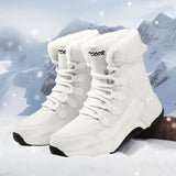  Winter Warm Outdoor Snow Boots Anti-slip Women's Cotton Shoes Casual Work Footwear MartLion - Mart Lion