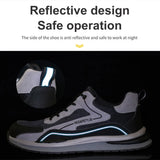 Welding Safety Shoes For Men's Protective Industrial Working Boots Puncture Proof Indestructible Work Sneakers MartLion   