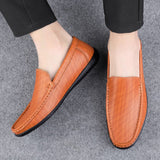 Super Soft Men&'s Moccasins Slip Loafers Flats Casual Footwear Microfiber Leather Shoes Mart Lion   