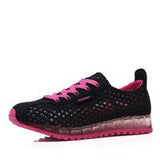 Lace-up Summer Women Sports Sneakers Outdoor Breathable Mesh Casual Shoes Female Youth Flats Outdoor Fitness Zapatos De Hombre Mart Lion Black Rose 35 