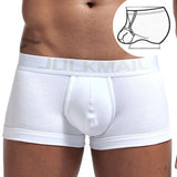 Ring Design Men's Underwear Cotton Boxer Briefs Low Waist Sports Swim Trunks Gym Shorts Underpants MartLion   