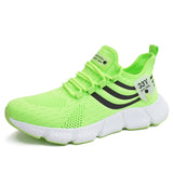 Summer Men's Casual Shoes Sneakers Breathable Brand Non-slip Tennis Women Vulcanize Mart Lion Green 36 