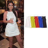 Dresses Women's Summer  Chic Slim Mini Holiday Women Dress MartLion   