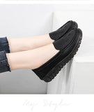 Women Flats Shoes Genuine Leather Loafers Slip On Ballet Flats Flats Walking MartLion   