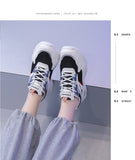 Height Increase Old Shoes Women Summer All-match Sports Casual Trendy Lace Schoolgirls Running Mart Lion   