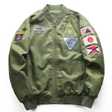 77City Killer Casual Air Force Flight Jacket Men's Military Tactical Coats Casaco Masculino Pilot Bomber Jackets MartLion Army Green 1 M 