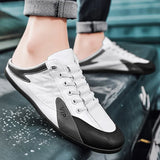 Summer Half Slippers for Men Men's Flat Bottom Casual Shoes Soft Sole Support Shoes Men's Sneakers MartLion