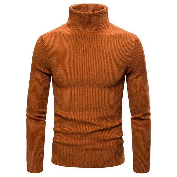 Autumn and Winter  Men's Turtleneck Sweater Version Casual All-match Knitted  Sweater MartLion   