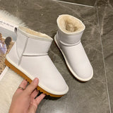 Trendy Warm Unisex Snow Boots Winter Cotton Shoes Casual Men's Shoes Non-slip Walking MartLion   