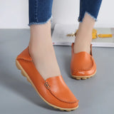 Flat Shoes Slip For Women's moccasins Genuine Leather Loafers MartLion