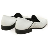 Men's Sandals White Summer Ventilate Loafers Shoes Casual Driving Daily Walk Stylish Special Design Cow Leather MartLion   