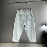 Streetwear Light Blue Baggy Jeans Man Pants Vintage Denim Trousers MartLion   