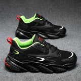Fujeak Trendy Shoes Men's Breathable Running Lightweight Casual Footwear Non-slip Sneakers Mart Lion   