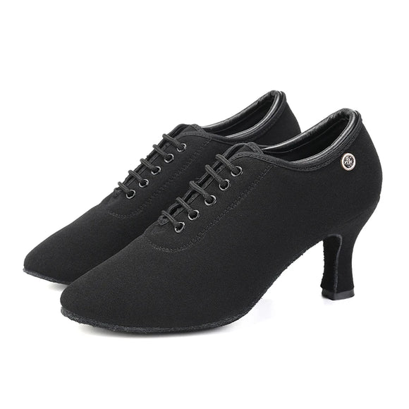 Shoes For Dance Closed Toe Women's Ballroom Modern Tango Salsa Training 5/7CM Heel MartLion   