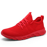 Damyuan Running Shoes Men's Sneakers Flying Woven Breathable Casual Jogging Sport Gym Trainers Mart Lion 8058red 42 
