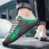 Summer Half Slippers for Men Men's Flat Bottom Casual Shoes Soft Sole Support Shoes Men's Sneakers