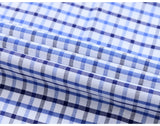 Men's Oxford Short Sleeve Summer Casual Shirts Single Pocket Standard-fit Button-down Plaid Striped Cotton Mart Lion   