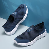  Summer Sneakers Shoes Men's Breathable Mesh Lightweight Walking Casual Slip-On Driving Loafers MartLion - Mart Lion