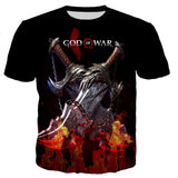 Game God of War 3D Printed T-shirt Men's Casual Style Streetwear Hip Hop Streetwear Harajuku Style Tops Mart Lion 10 XXS 