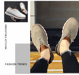 Men's Sneakers Soft Men Casual Shoes Breathable Mesh Loafers Office Walking Driving Outdoor Mart Lion   