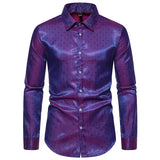 Men's Dress Shirts Long Sleeve Regualr Fit Casual Button Down Shirts Wrinkle-Free Casual Collar Shirt MartLion   