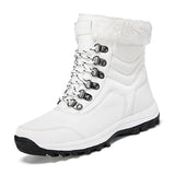 Women Snow Boots Female Winter Casual Shoes Outdoor Youth Mid-Calf Boots Waterproof Plush Ladies Cotton-padded Shoes MartLion   