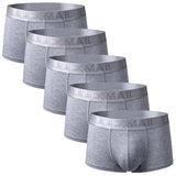 5Pcs/lot Men's Underwear Boxers Modal Boxers Boxer Homme Panties MartLion 445-gray5PCS XXL 