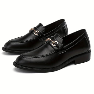 Summer Men's  Slip-on Loafers Male Office Leather Shoes MartLion heise 44 