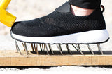 Summer Mesh Lightweight Work Sneakers Steel Toe Men Women Work Safety Shoes Breathable Construction Shoes Work Boots Footwear MartLion