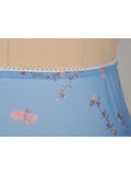 Women Floral Printed Mesh Summer Skirt Bodycon Polyester Mini Short Elastic Waist Casual MartLion   