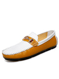 Classic Loafers Shoes Men's Flat Casual Leather Slip-on Driving Mocasines Hombre MartLion beihuang 8913 38 CHINA