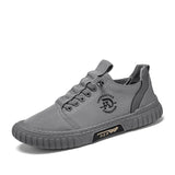 Men's Shoes Breathable Canvas Sneakers Ice Silk Cloth Casual Walking Outdoor Sports Light Driving Mart Lion Grey 39 