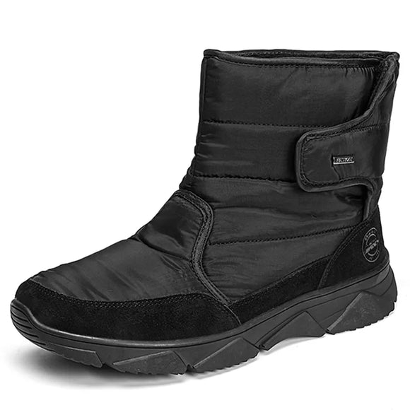 Boots Men's Snow Lightweight Shoes Hiking Winter Sneakers Army Ankle Waterproof Footwear Work MartLion black 40 