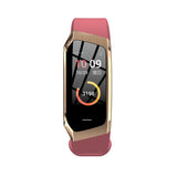 E18 Sport Smart Watch For IPhone Heart Rate Monitor Bluetooth Smartwatch Single Touch Fitness Band For Women Men's MartLion Pink  