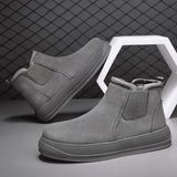 Outdoor Work Casual Men's Boots Waterproof Anti Slip Walking Shoes Classic Tide Solid Colours Footwear MartLion   