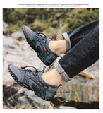Hiking Shoes Men's Non Slip Breathable Trekking Outdoor Mountain Climbing Waterproof Fast Mart Lion   