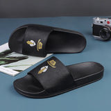 Summer Beach Outdoor Men's Slides Slippers Platform Mules Shoes Flats Sandals Indoor Household Flip Flop MartLion   