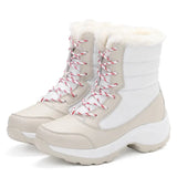 Women Boots Lightweight Ankle Platform Shoes Heels Winter Mujer Keep Warm Snow Winter Shoes MartLion   