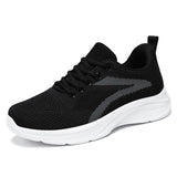 Running Shoes Spring and Autumn Season Women's Soft Sole Casual Sports MartLion G-2185--Black 37 