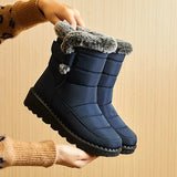 Snow Women Boots Soft Women's Boots Platform Ladies Shoes Fur Keep Warm Boots Ladies MartLion   