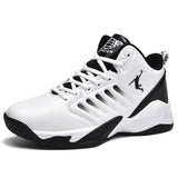 Men's Basketball Shoes Breathable Sports Lightweight Sneakers For Women Athletic Fitness Training Footwear MartLion White Black 36 