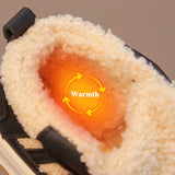 Girls Cotton Shoes Children Plush Thickened Anti-skid Boys Warm Sports Baby Soft Winter Sneakers MartLion   