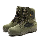 Winter Men's Boots Special Forces Combat High Boots Outdoor Sport Climb Mountains Cross Country Shoes Army Tactical MartLion green 8 