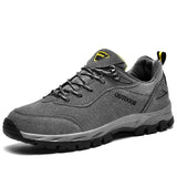 Men's Mountaineering Shoes Outdoor Casual Soft Breathable Cushioned Sports Sneakers MartLion GRAY 39 