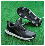 Spikes Golf Shoes Men's Golf Wears Comfortable Walking Sneakers Gym Footwears MartLion   