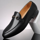 Men's Casual Shoes Genuine Leather Slip-on Outdoor Loafers Moccasins Light Driving Flats Mart Lion   